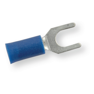 Isolierter Verbinder 5,3 mm blau